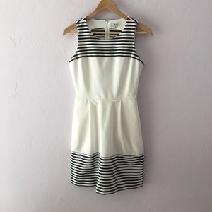 Madewell Verse Dress in Navy Nautical Stripe XS